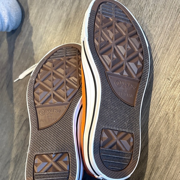 Converse Bright Orange High-Tops - Picture 2 of 4